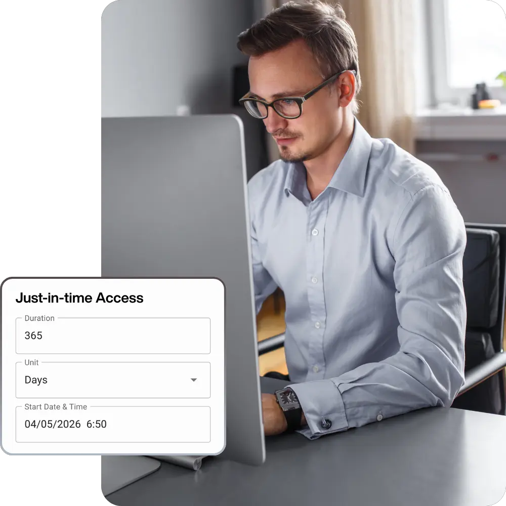 Time-bound and just-in-time access governance